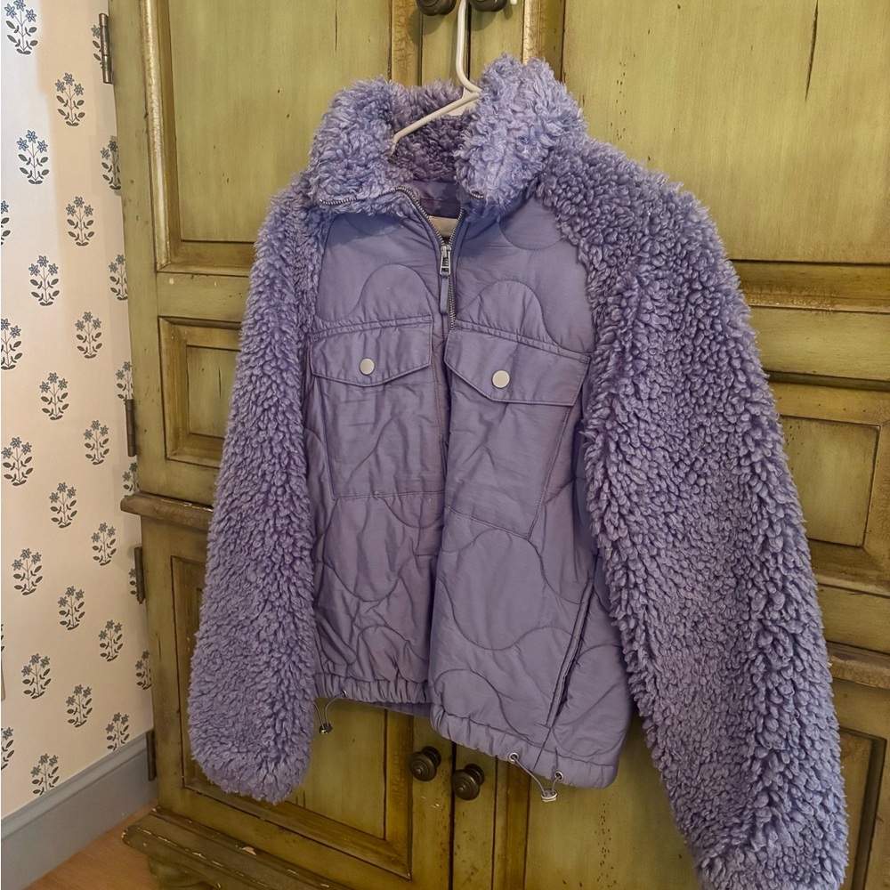 Target Purple Sherpa Jacket